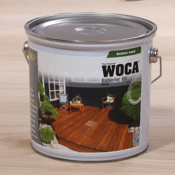 Woca Exterioröl - Terrassenöl grau 2,5 l