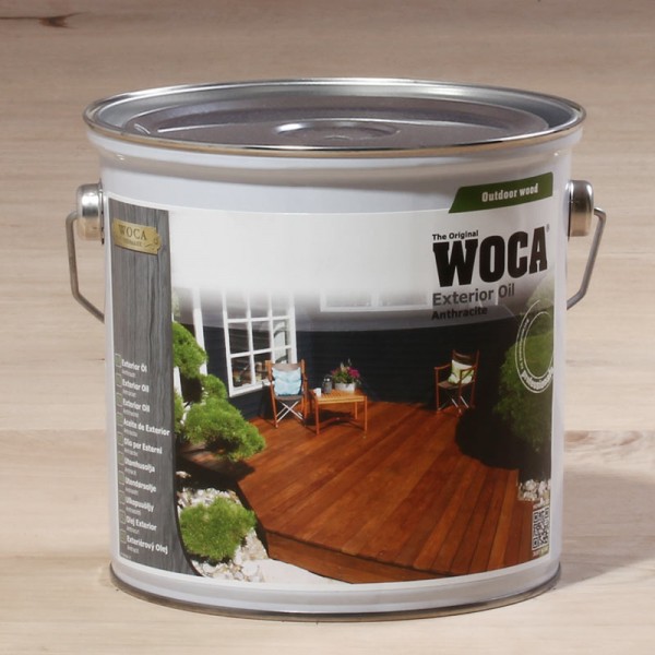 Woca Exterioröl - Terrassenöl anthrazit 2,5 l