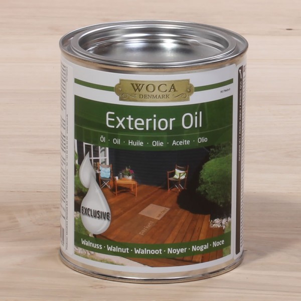 Woca Exterioröl - Gartenmöbelöl walnuss 0,75 l